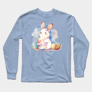 Easter Egg Bunny Long Sleeve T-Shirt